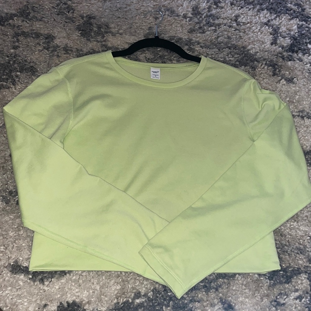 Old navy neon cozecore crop top